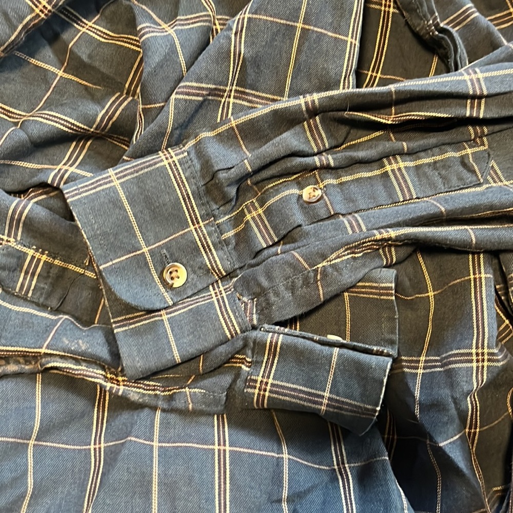 Blue Arrow Flannel - Picture 3 of 4